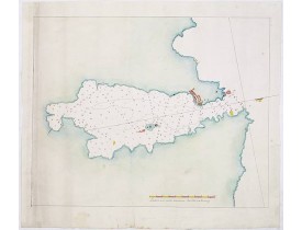 ANONYME -  Plan manuscrit du port de La Havane.