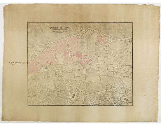 ANONYME - Quartier de Tivoli Nouveaux pereements de Rues. ANONYME - Quartier de Tivoli Nouveaux pereements de Rues.