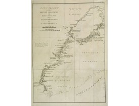 ANONYME. -  Reis-kaart van het Britsche gezantschap van Hang-choe-foe naar Quang-choe-foe of Kanton in China.