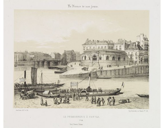 CPA NANTES - Place du Commerce et Rue de Gorges (222817