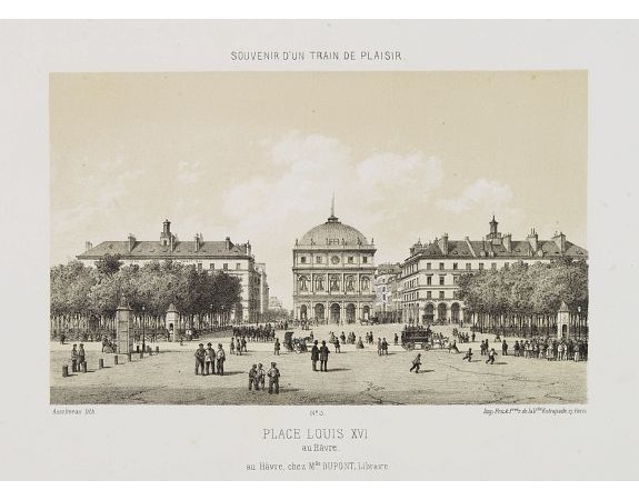 ASSELINEAU. -  Place Louis XVI au Hâvre.