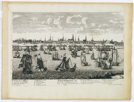 AVELINE, P. A. -  Amsterdam Ville du comté de Hollande. . .