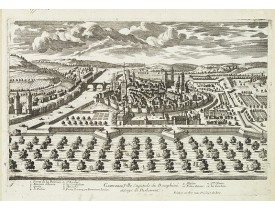 AVELINE, P. A. -  Grenoble, Ville capitale du Dauphiné et siège de Parlement.