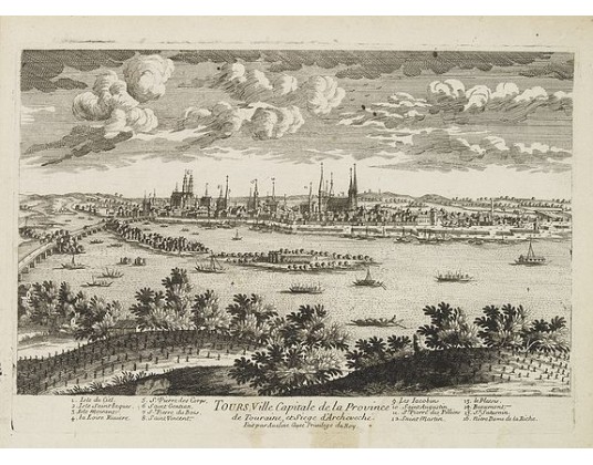 AVELINE, P. A. -  Tours, Ville Capitale de la Province de Touraine. . .