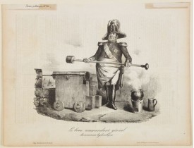 BECQUET. -  Le beau commandant general des cannonniers hydrauliques.