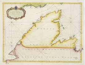 BELLIN, J.N. -  Carte Réduite De La Partie Septentrionale De L' Isle De Terre Neuve..