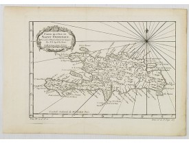 BELLIN, J.N. -  Carte de L'Isle de Saint Domingue. . .