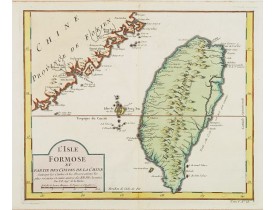 BELLIN, J.N. -  L'Isle Formose et Partie des Costes de la Chine.