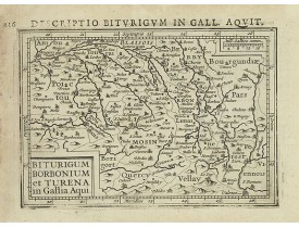 BERTIUS, P. / HONDIUS, J. -  Biturigum borbonium et Turena in Gallia Aqui.