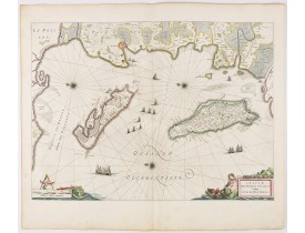 BLAEU, J. -  Insulae Divi Martini et Uliarus, vulgo L'Isle de Ré.. Oleron.