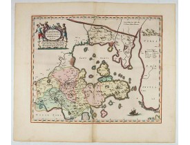BLAEU, J. -  Xantung, sinarum imperii provincia quatra.