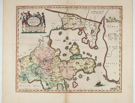 BLAEU, J. -  Xantung, sinarum imperii provincia quatra.