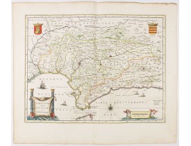 BLAEU, W. -  Andaluzia continens Sevillam.