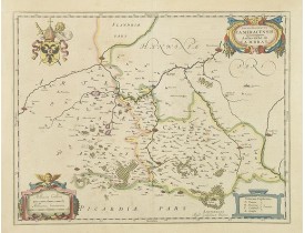 BLAEU, W. -  Archiepiscopatus Cameracensis. Archevesché de Cambray.