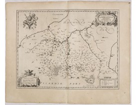 BLAEU, W. -  Archiepiscopatus Cameracensis. Archevesché de Cambray.
