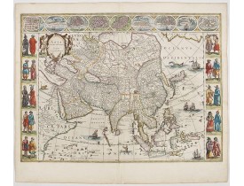 BLAEU, W. -  Asia noviter delineata. . .