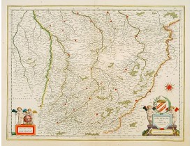BLAEU, W. -  Champagne latine Campania, comitatus.