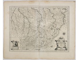 BLAEU, W. -  Champagne latine Campania, comitatus.