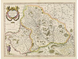 BLAEU, W. -  Comitatus BELLOVACUM, Vernacule BEAUVAIS.
