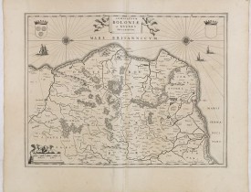 BLAEU, W. -  Comitatuum Boloniae et Guines Descriptio.