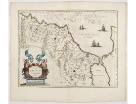 BLAEU, W. -  Fezzae et Marocchi regna Africae celeberrima.