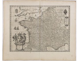 BLAEU, W. -  GALLIA. Le royaume de France.