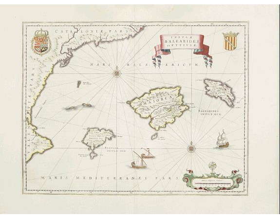 BLAEU, W. -  Insulae Balearides et Pytiusae.