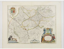 BLAEU, W. -  Le Gouvernement de L'Isle de France. Par Damien de Templeux Escuyer Sr. du Frestoy.