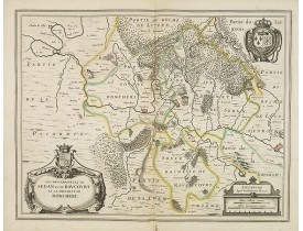 BLAEU, W. -  Les Souverainetez de SEDAN et de RAUCOURT et la Prevosté de DONCHERI.