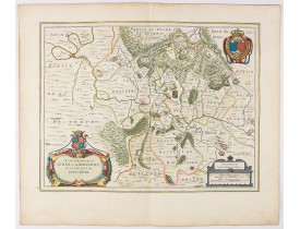 BLAEU, W. -  Les Souverainetez de Sedan et de  Raucourt.. Doncheri.