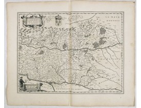 BLAEU, W. -  Lionnois, Forest, Beauiolois et Masconnois.
