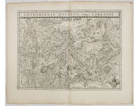 BLAEU, W. -  Lotharingia Ducatus:  Vulgo Lorraine.