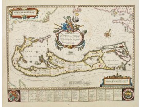 BLAEU, W. -  Mappa Aestivarum Insularum alias Barmudas.