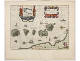 BLAEU, W. -  Moluccae Insulae Celeberrimae.