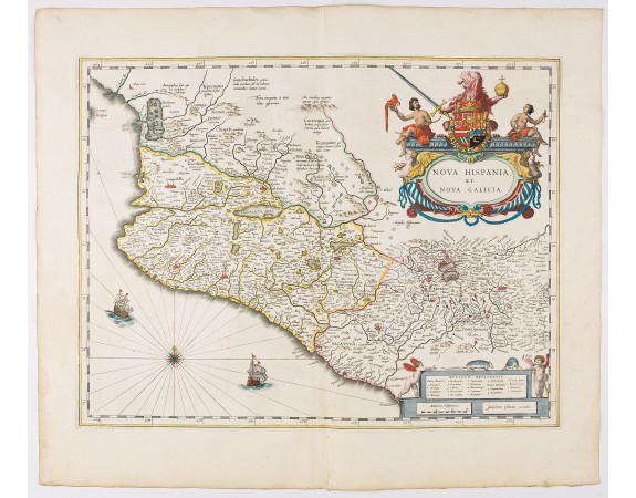 BLAEU, W. -  Nova Hispania et Nova Galicia.