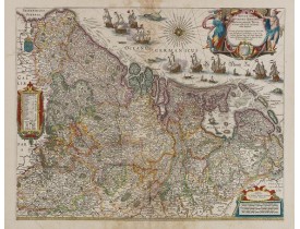 BLAEU, W. -  Novus XVII Inferioris Germaniae Provinciarum Typus.