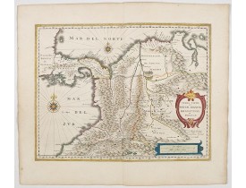BLAEU, W. -  Terra Firma et Novum regnum Granatense et Propayan.