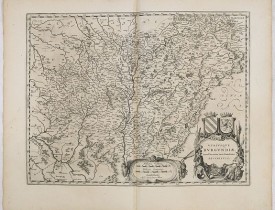BLAEU, W. -  Utriusque Burgundiae, tum Ducatus tum Comitatus, Descriptio.