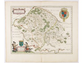 BLAEU, W. -  Vale Sium Ducatus. Valois