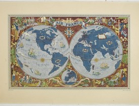 BOUCHER, L. -  AIR France - Sur les ailes d'Air France découvrez le monde à votre tour.