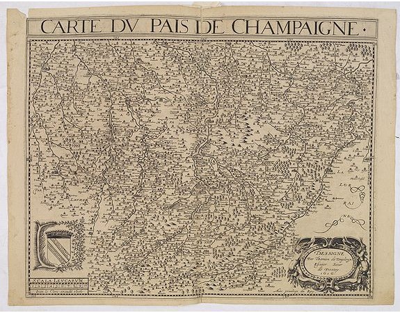 BOUGUEREAU, M. / LECLERC, J. -  Carte du Pais de Champaigne.