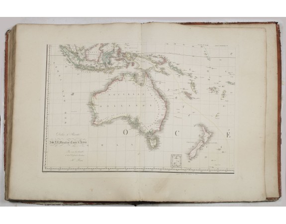 BRUÉ, A. H. -  Grand atlas universel ou collection de cartes encyprotypes, générales et détaillées des cinq parties du monde.
