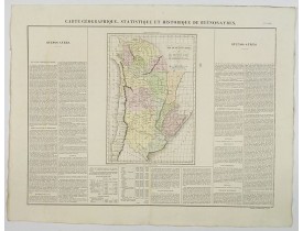 BUCHON, J. A. -  Carte Geographique, Statistique et Historique de Buenos-Ayres.