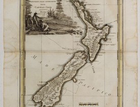 CASSINI, G. M. -  La nuova Zelanda delineate sulle ultima osservazioni del Capitan Cook.