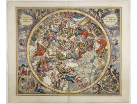CELLARIUS, A. -  Coeli Stellati Christiani Haemisphaerium Posterius.