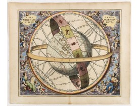 CELLARIUS, A. -  Situs Terrae Circulis Coelestibus circundatae..
