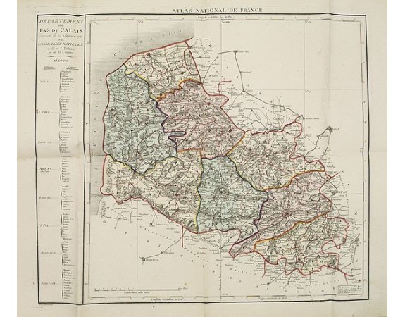 CHANLAIRE, P-G. - Département du Pas de Calais décrété le 20 janvier 1790. . . CHANLAIRE, P-G. - Département du Pas de Calais décrété le 20 janvier 1790. . .