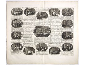 CHATELAIN, H. -  Carte du Gouvernement Civil et Politique de l'Espagne . . .