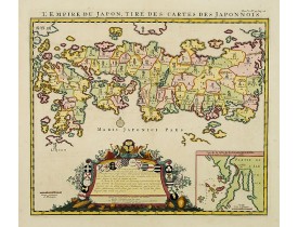 CHATELAIN, H. -  L'Empire du Japon, tire des cartes des Japonnois.