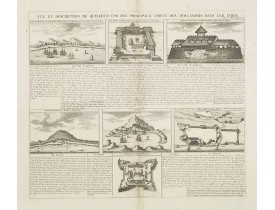 CHATELAIN, H. -  Vue et Description de Quelques-Uns des Principaux Forts des Hollandois dans les Indes .